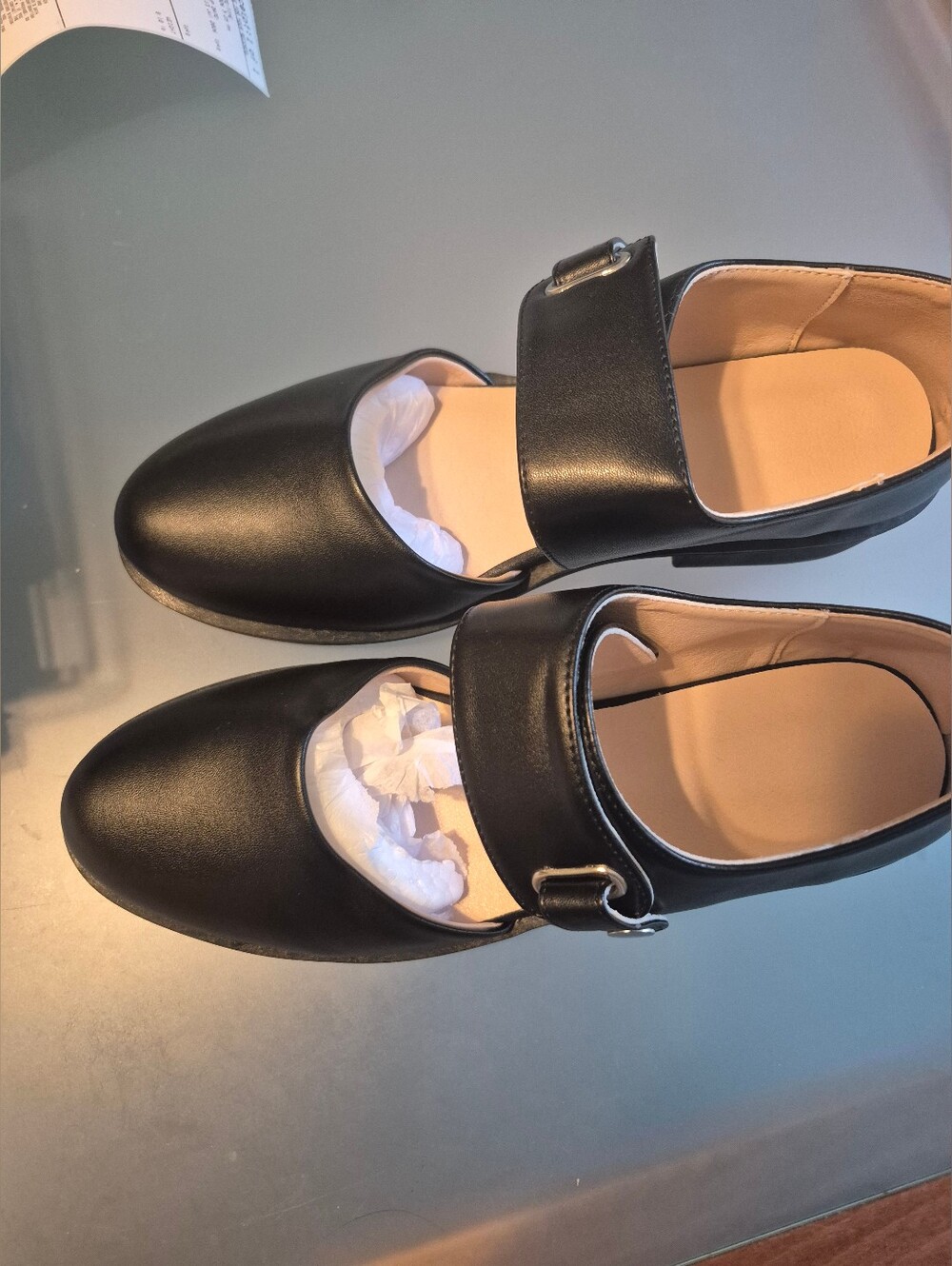 Black Funky Mary Jane Shoes Size 9